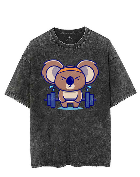 KOALA POWER VINTAGE GYM SHIRT