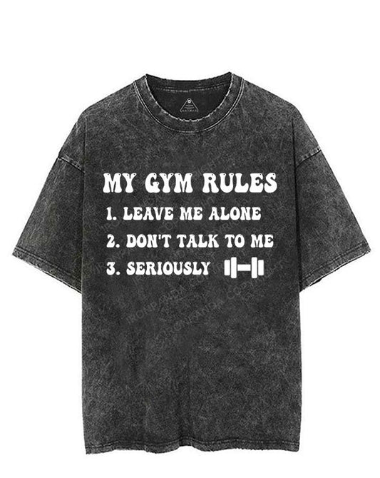 MY GYM RULES VINTAGE GYM SHIRT