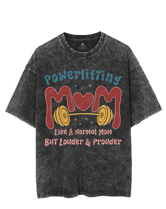 POWERLIFTING MOM VINTAGE GYM SHIRT