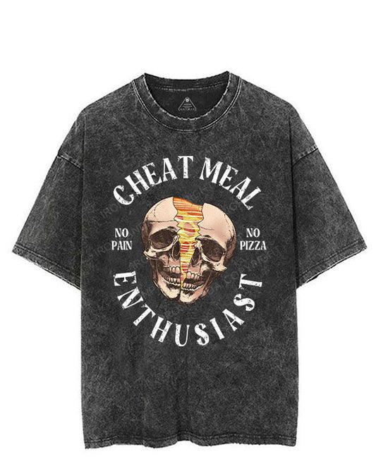 CHEAT MEAL ENTHUSIAST VINTAGE GYM SHIRT