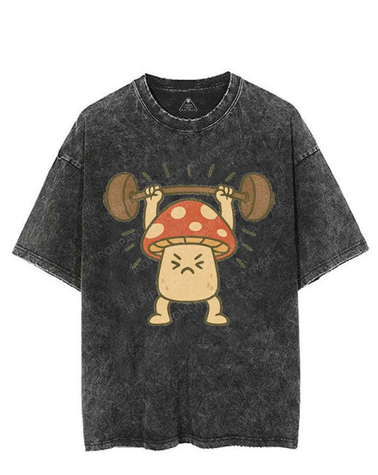 MUSHROOM GAINS VINTAGE GYM SHIRT