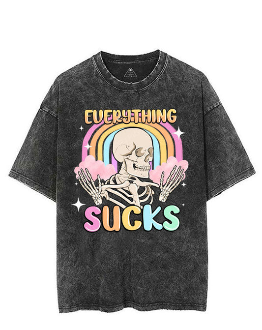 EVERYTHING SUCKS VINTAGE GYM SHIRT