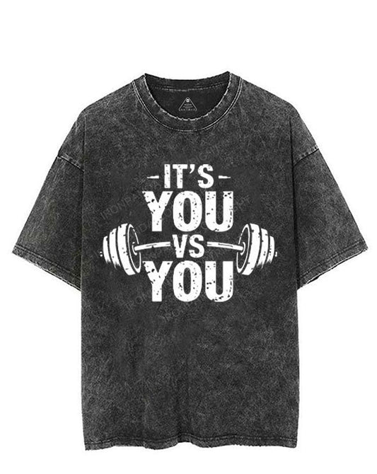 IT'S YOU VS YOU VINTAGE GYM SHIRT