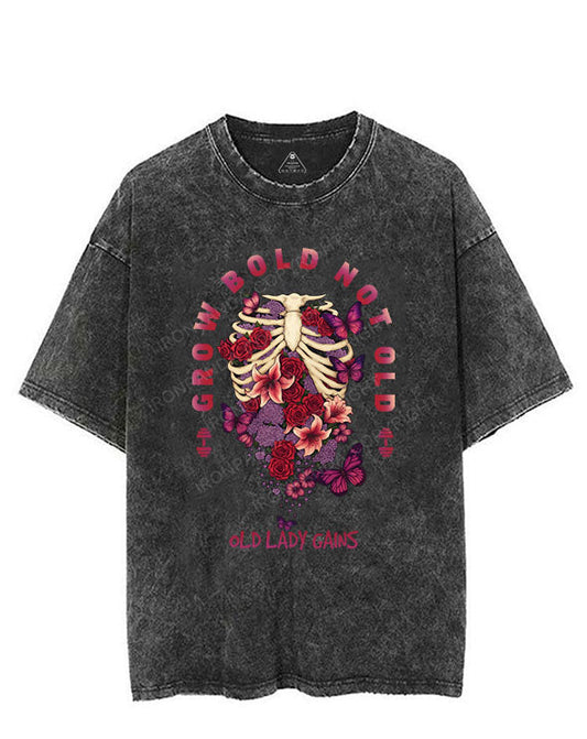 GROW BOLD NOT OLD VINTAGE GYM SHIRT