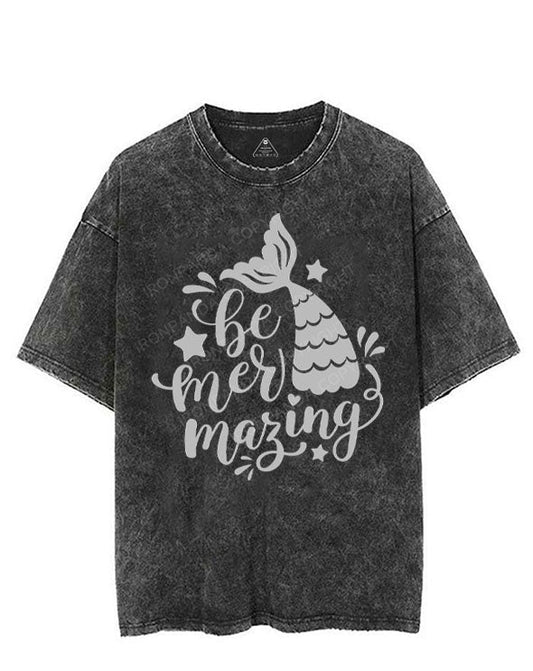 BE MER-MAZING VINTAGE GYM SHIRT