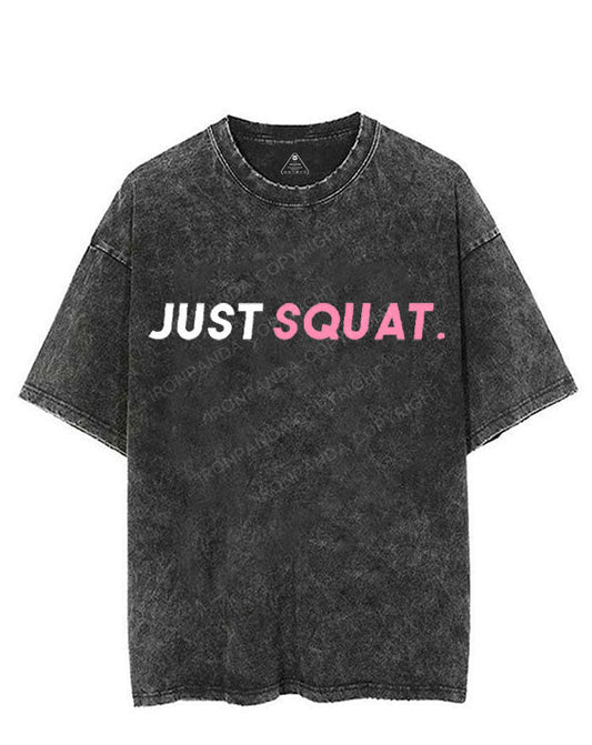 JUST SQUAT VINTAGE GYM SHIRT