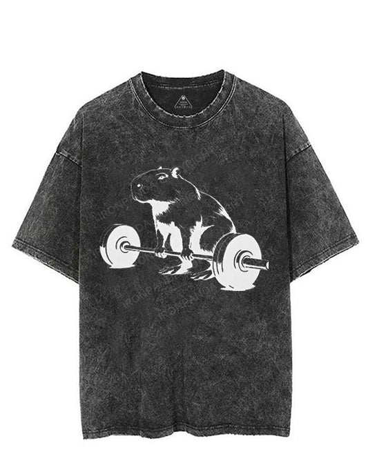 LIFT LIKE CAPYBARA VINTAGE GYM SHIRT
