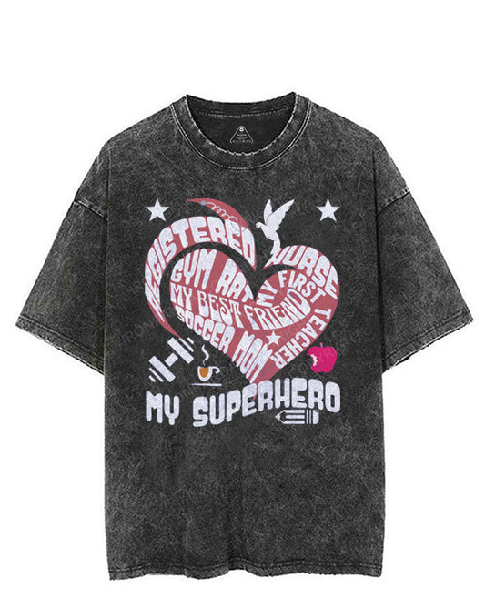 MY SUPERHERO VINTAGE GYM SHIRT