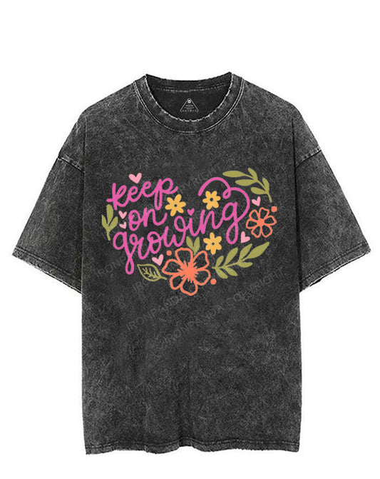 KEEP ON GROWING VINTAGE GYM SHIRT