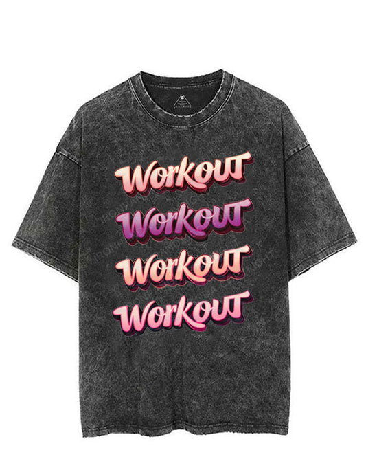 WORKOUT WORKOUT VINTAGE GYM SHIRT