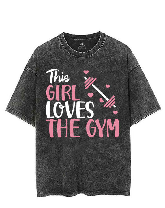THIS GIRL LOVES THE GYM VINTAGE GYM SHIRT