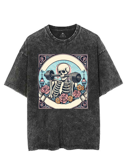 LIFT HEAVY, BLOOM FOREVER VINTAGE GYM SHIRT