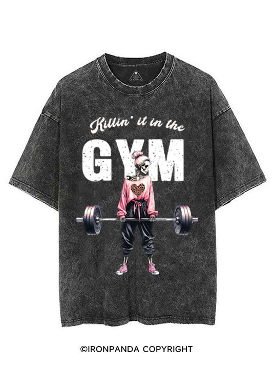 Killin’ it in the GYM VINTAGE GYM SHIRT