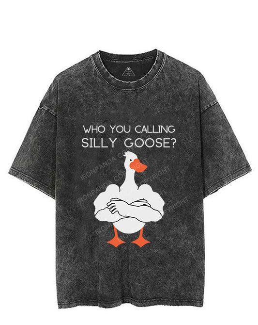 who you calling silly goose Vintage Gym Shirt