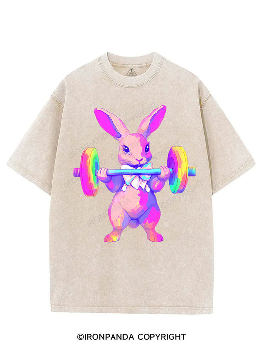 HOP HARD, LIFT HARDER VINTAGE GYM SHIRT