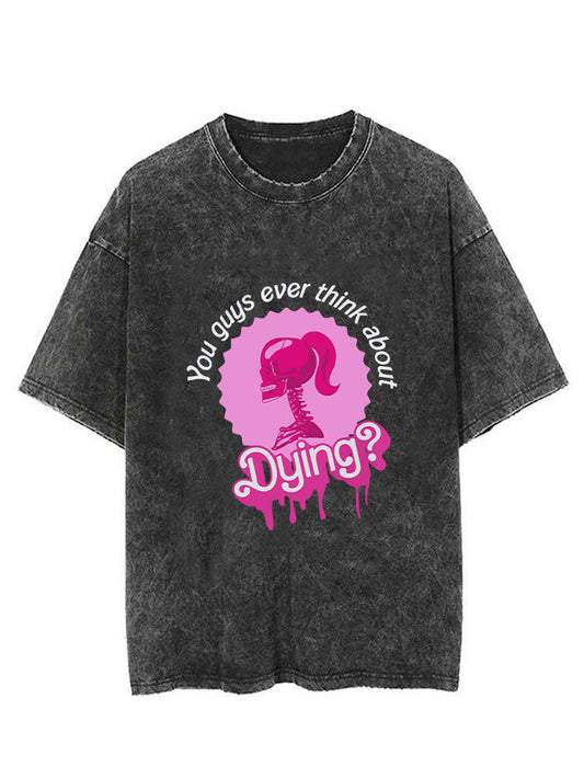 YOU GUYS EVER THINKING ABOUT VINTAGE GYM SHIRT