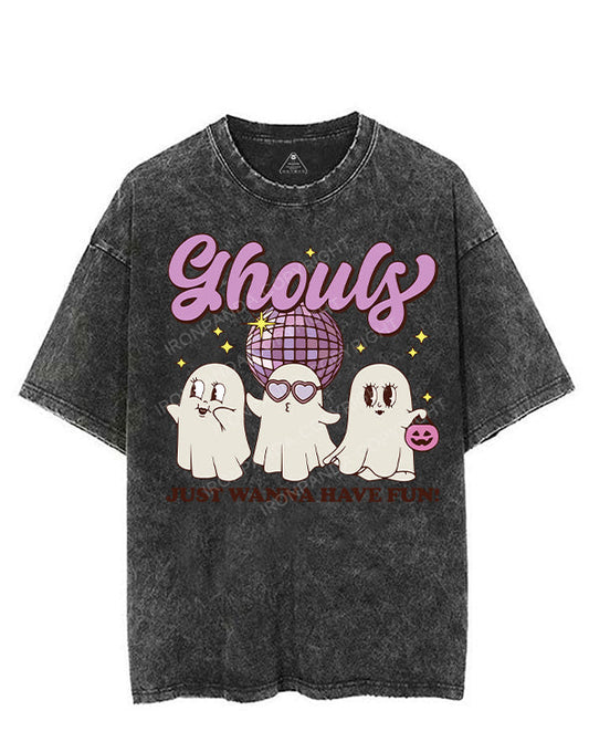 GHOULS JUST WANNA HAVE FUN! VINTAGE GYM SHIRT