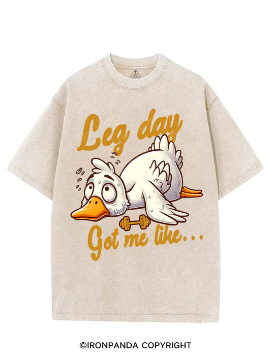 LEG DAY GOT ME LIKE... VINTAGE GYM SHIRT