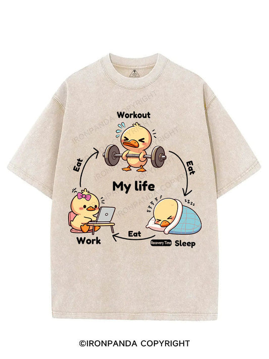 MY LIFE VINTAGE GYM SHIRT