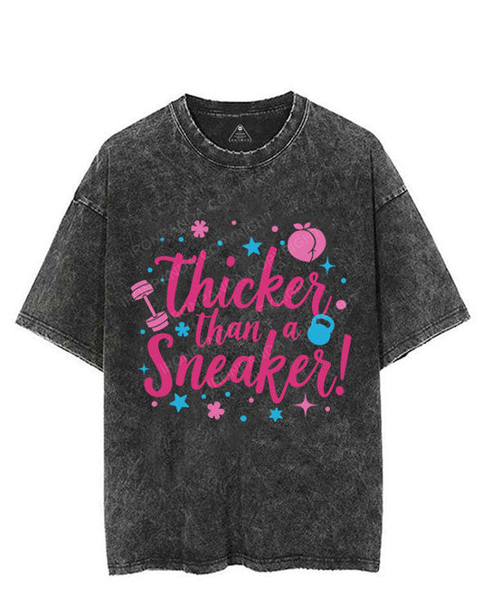 THICKER THAN A SNEAKER VINTAGE GYM SHIRT