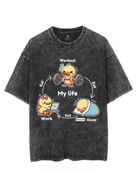 MY LIFE VINTAGE GYM SHIRT