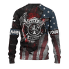 Jesus Firefighter American Flag Customized 3D All Over Printed Shirt