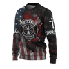 Jesus Firefighter American Flag Customized 3D All Over Printed Shirt