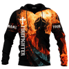 Jesus Firefighter Angel Cannot Be Everywhere ThatS Why God Created Firefighter Customized 3D All Over Printed hoodie