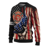God Will Bring You Through The Fire Jesus Firefighter Customized 3D All Over Printed hoodie