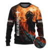 Jesus Firefighter Angel Cannot Be Everywhere ThatS Why God Created Firefighter Customized 3D All Over Printed hoodie