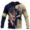 Jesus Firefighter He Is Not Just A Firefighter He Is My Son Customized 3D All Over Printed hoodie
