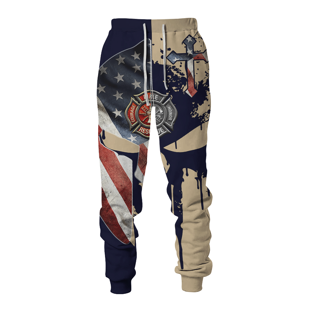 Jesus Firefighter He Is Not Just A Firefighter He Is My Son Customized 3D All Over Printed hoodie