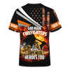 God Made Firefighters Cops Need Heroes Too Jesus Firefighter Customized 3D All Over Printed hoodie