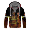 Firefighter Unisex Shirts Custom Name Hoodie 3D All Over Printed