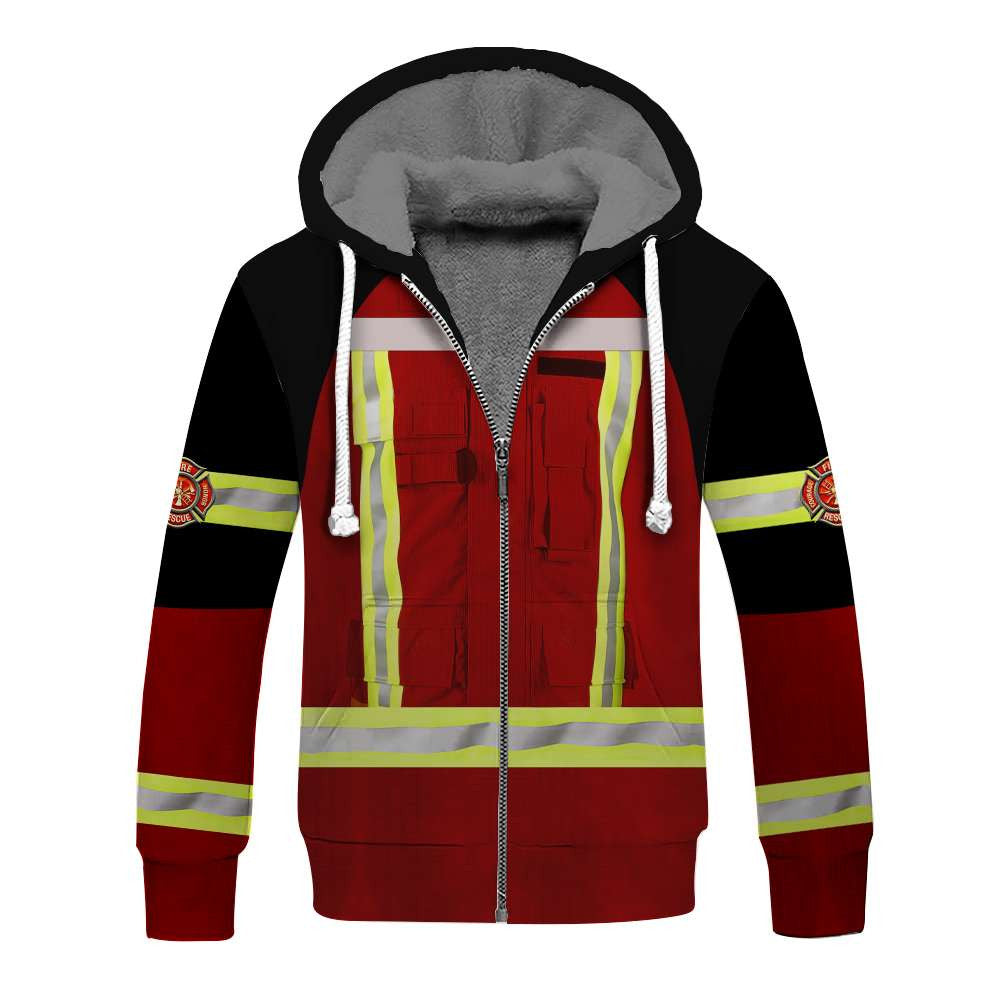 Customize Name Firefighter Hoodie For Men And Women MH