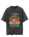 SLOTH RUNNING TEAM Vintage Gym Shirt