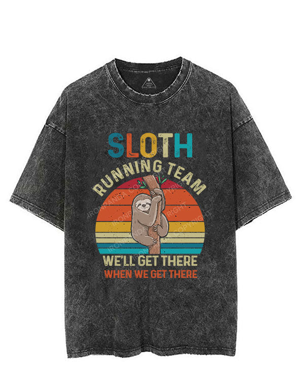 SLOTH RUNNING TEAM Vintage Gym Shirt