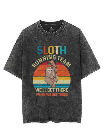 SLOTH RUNNING TEAM Vintage Gym Shirt