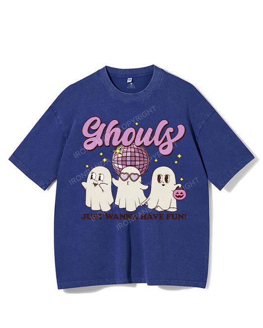 GHOULS JUST WANNA HAVE FUN! VINTAGE GYM SHIRT