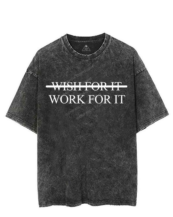Wish For It Work For It Vintage Gym Shirt