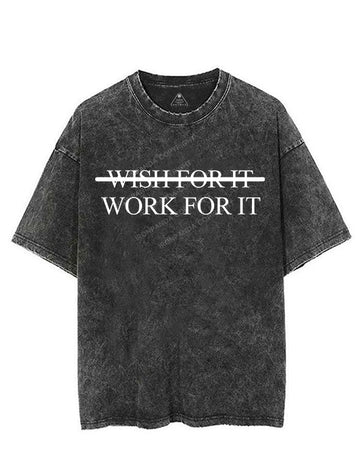 Wish For It Work For It Vintage Gym Shirt