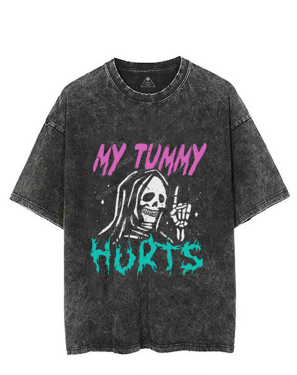 MY TUMMY HURTS VINTAGE GYM SHIRT
