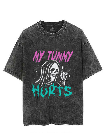 MY TUMMY HURTS VINTAGE GYM SHIRT