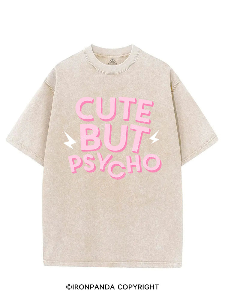 CUTE BUT PSYCHO VINTAGE GYM SHIRT