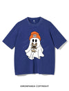 HALLOWEEN GHOST WITH A PUPPY VINTAGE GYM SHIRT