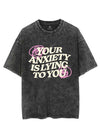 YOUR ANXIETY IS LYING TO YOU VINTAGE GYM SHIRT