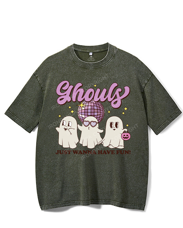GHOULS JUST WANNA HAVE FUN! VINTAGE GYM SHIRT