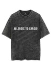 ALLERGIC TO CARDIO VINTAGE GYM SHIRT
