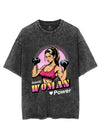ICONIC WOMEN POWER VINTAGE GYM SHIRT