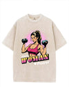 ICONIC WOMEN POWER VINTAGE GYM SHIRT